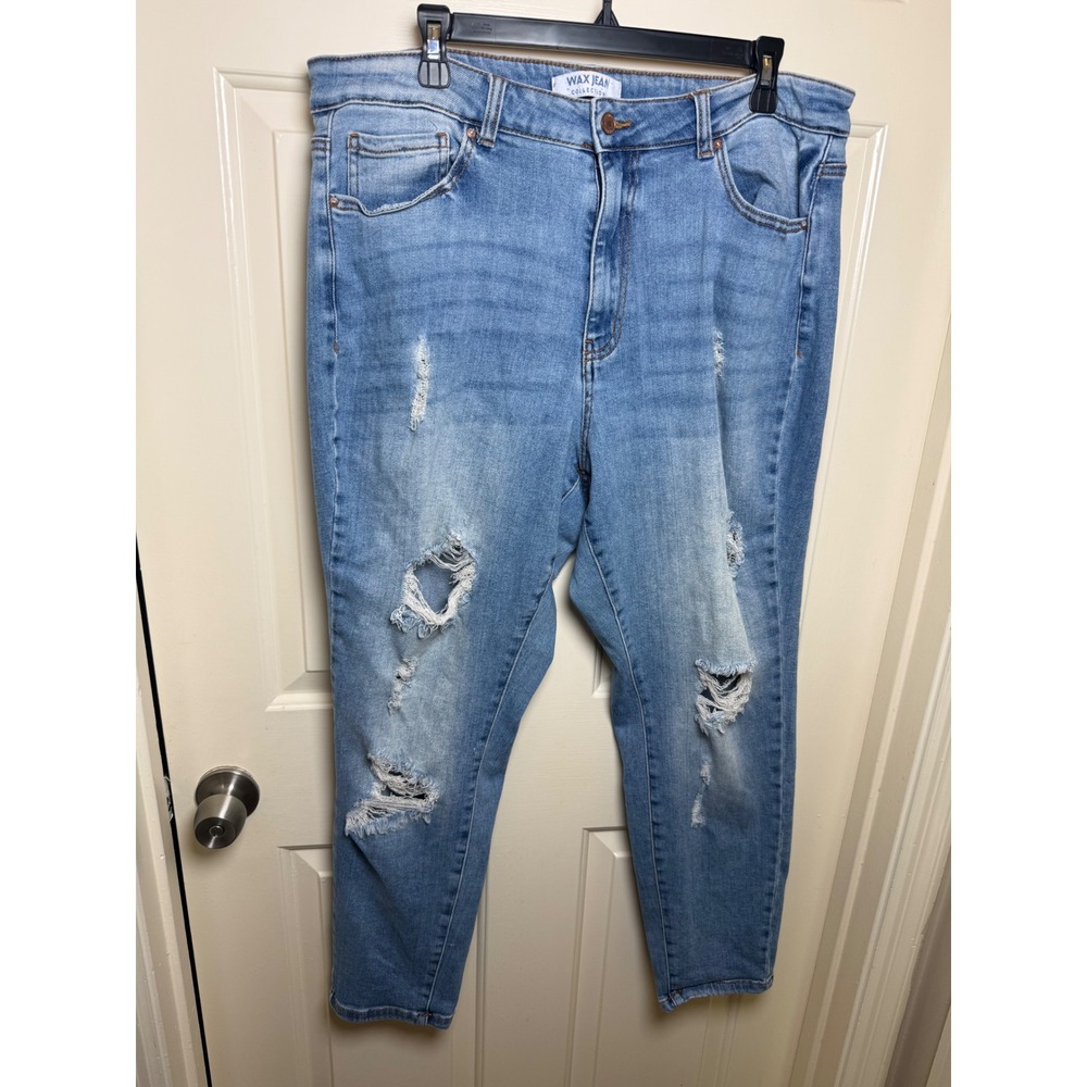 Wax Jean Collection Women Distressed Skinny Jeans
